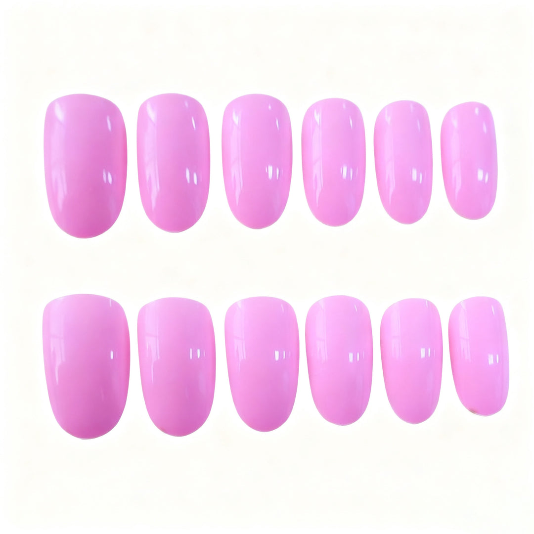 Elegant Glossy Press-On Nail Enhancements Kalsten