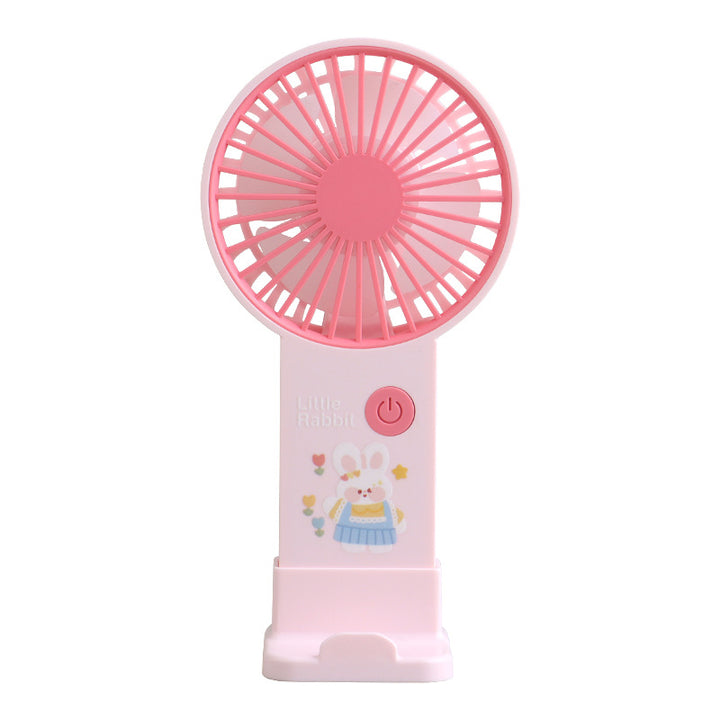 Ladies portable hand fan in playful bunny design Kalsten