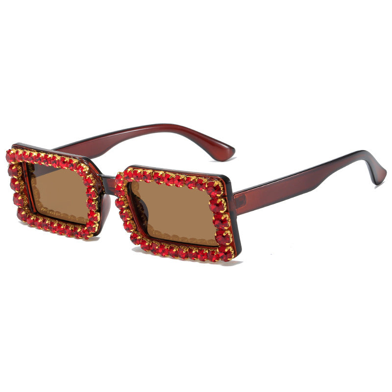 Women's fashionable sunglasses with glittering frame embellishment Kalsten