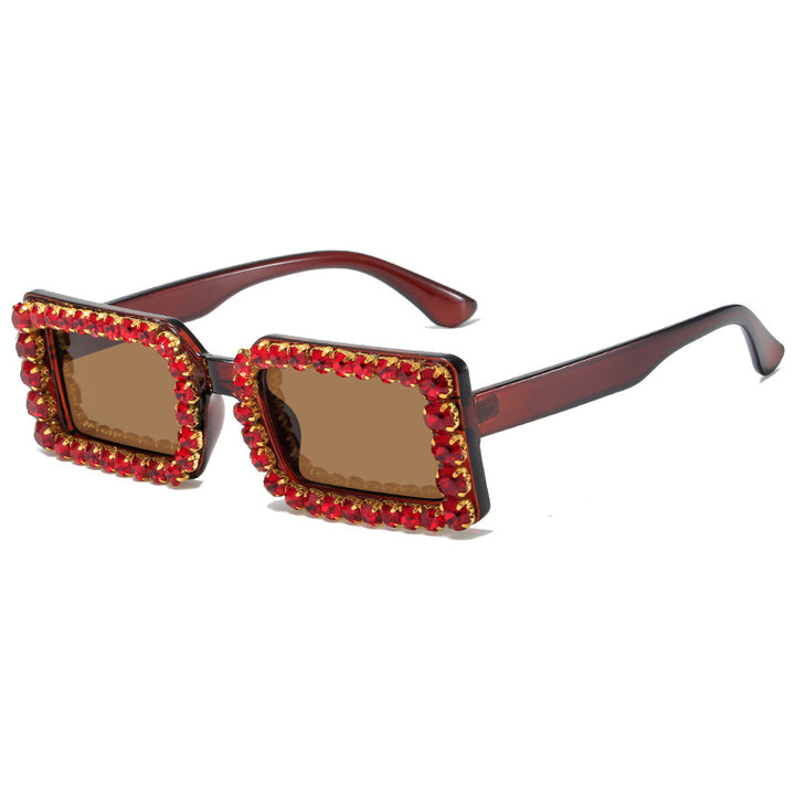 Women's fashionable sunglasses with glittering frame embellishment Kalsten