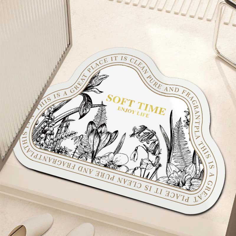 Decorative Cloud-Shaped Area Mat