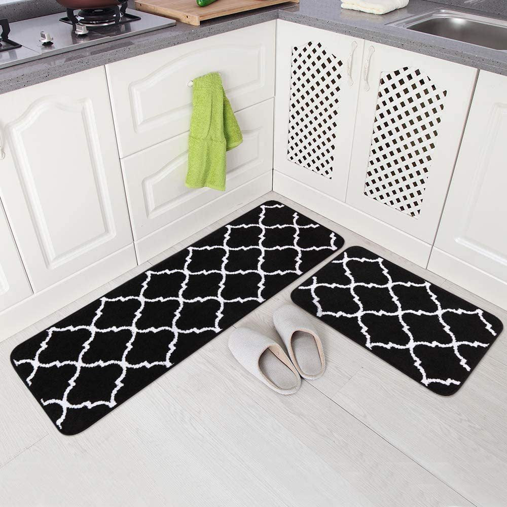 Stylish Non-Slip Kitchen Mat Set