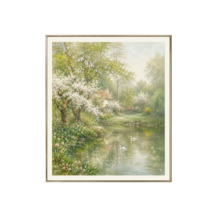 Floral Landscape Canvas Artwork