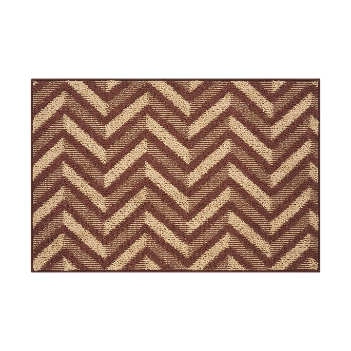 Textured Geometric Doormat Kalsten