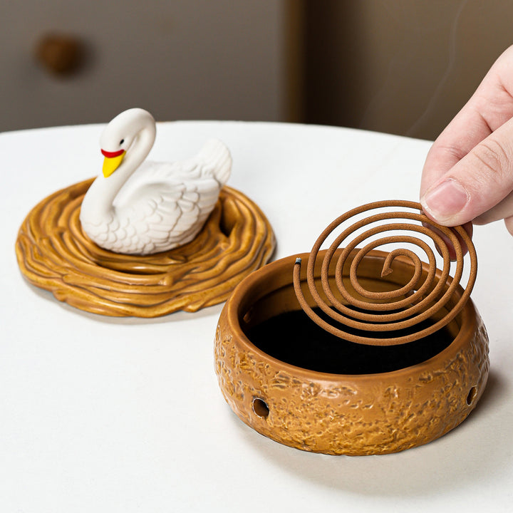 Artistic Swan Figurine Kalsten