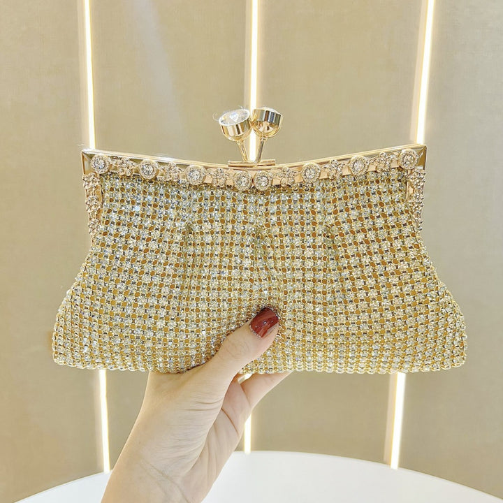 Glittering Crystal Clutch