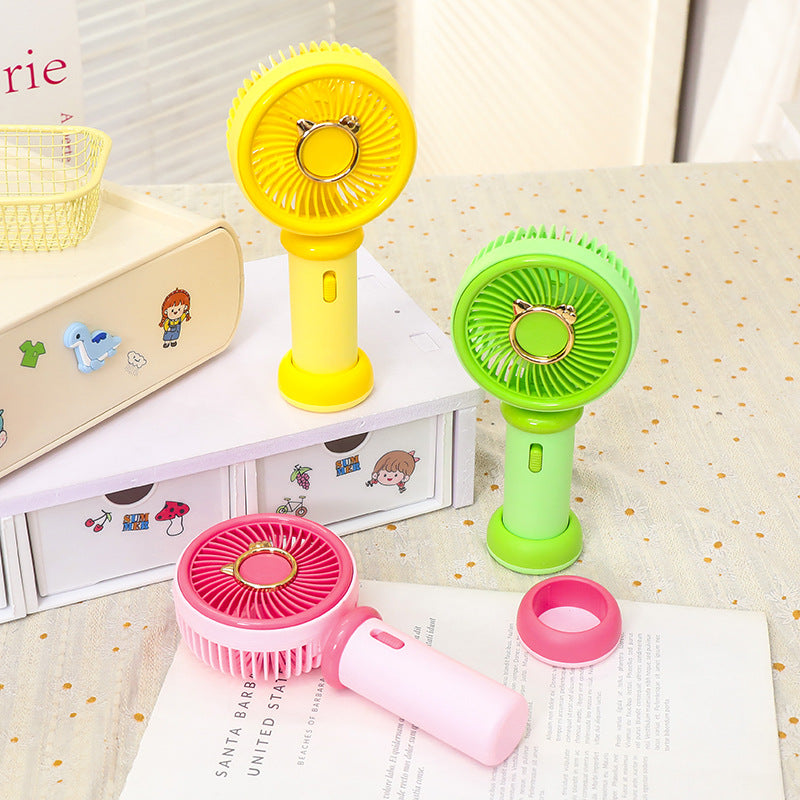 Women's Portable Hand Fan with Cute Animal Design Kalsten