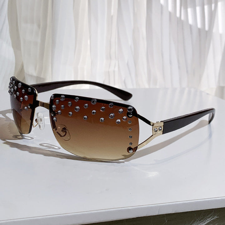 Women's Glamorous Sunglasses with Glitter Accents Kalsten
