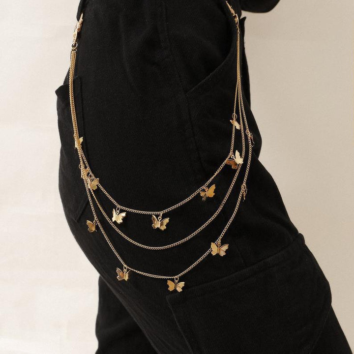 Multi-Layered Butterfly Chain Accessory Kalsten