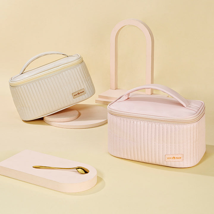 Textured Travel Cosmetic Case Kalsten