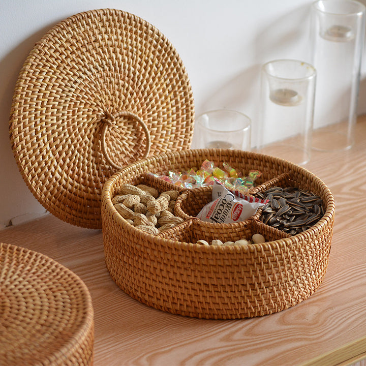 Handmade storage bowl with compartments Kalsten