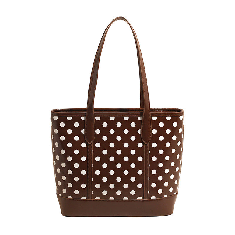 Polka Dot Print Casual Tote Kalsten