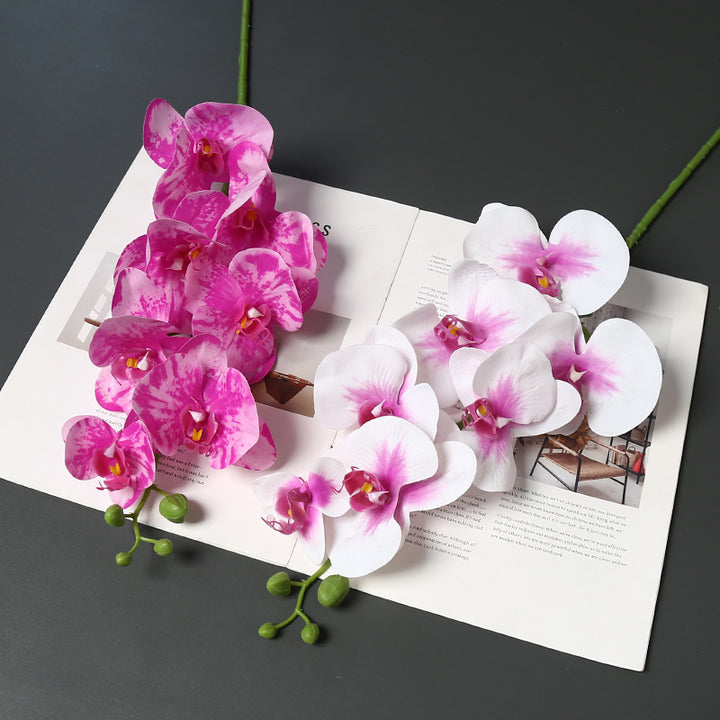 Realistic Faux Orchid Bouquet