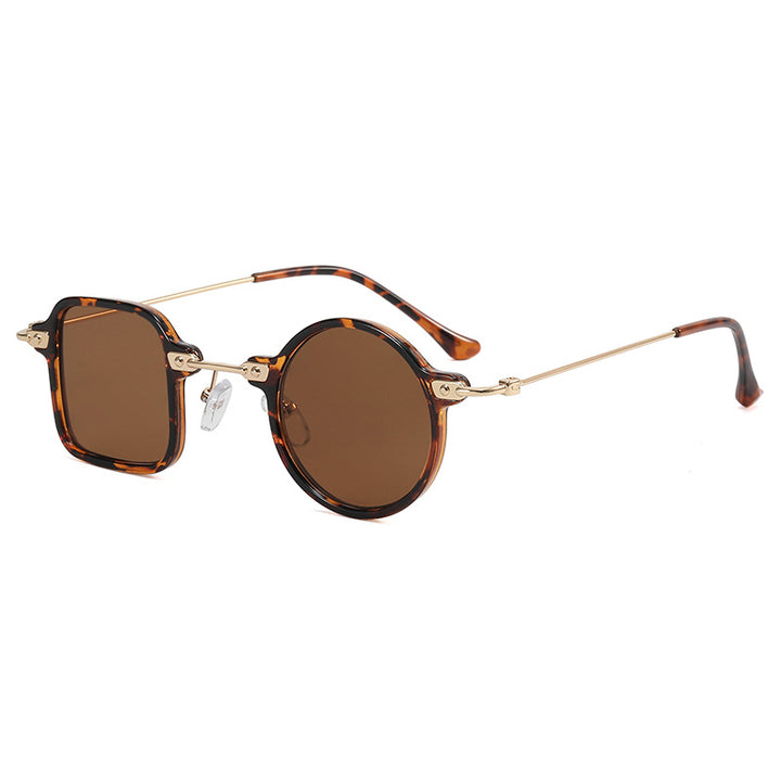 Ladies elegant round hybrid glasses with square design Kalsten