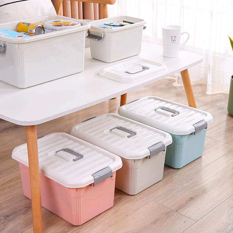 Practical storage box with lid Kalsten