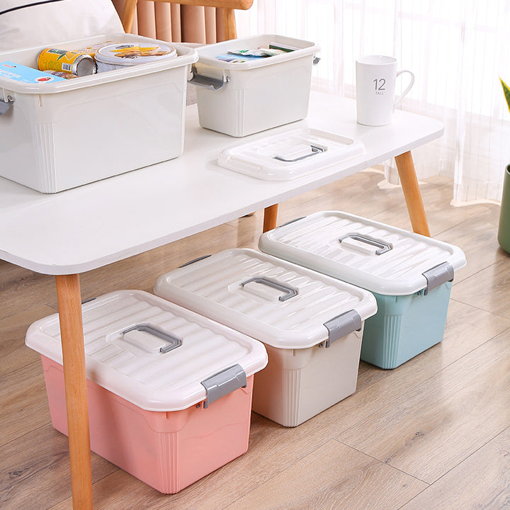 Practical storage box with lid Kalsten