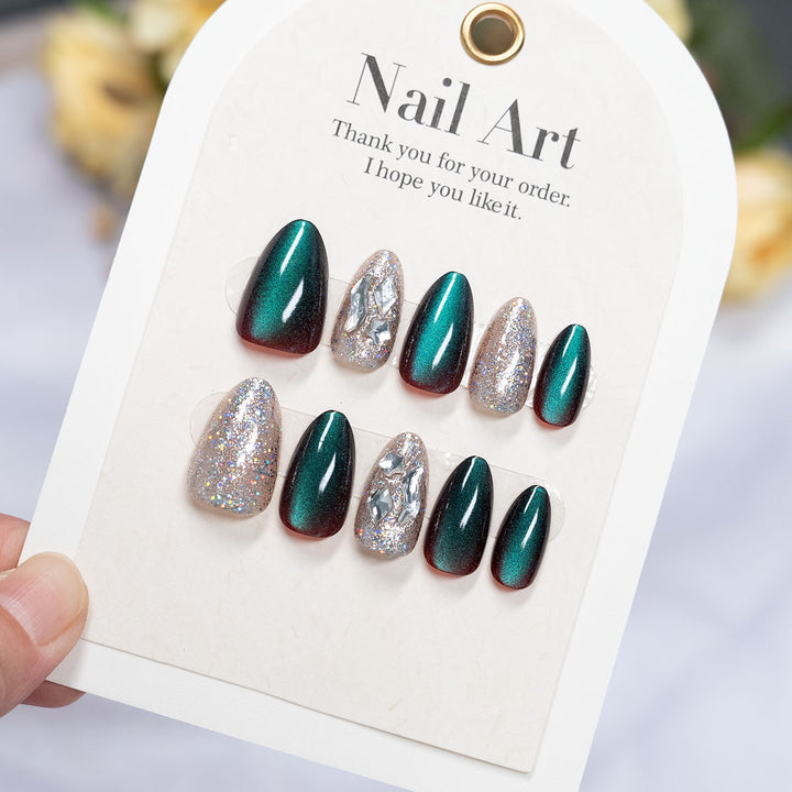 High Shine Press-On Nail Art