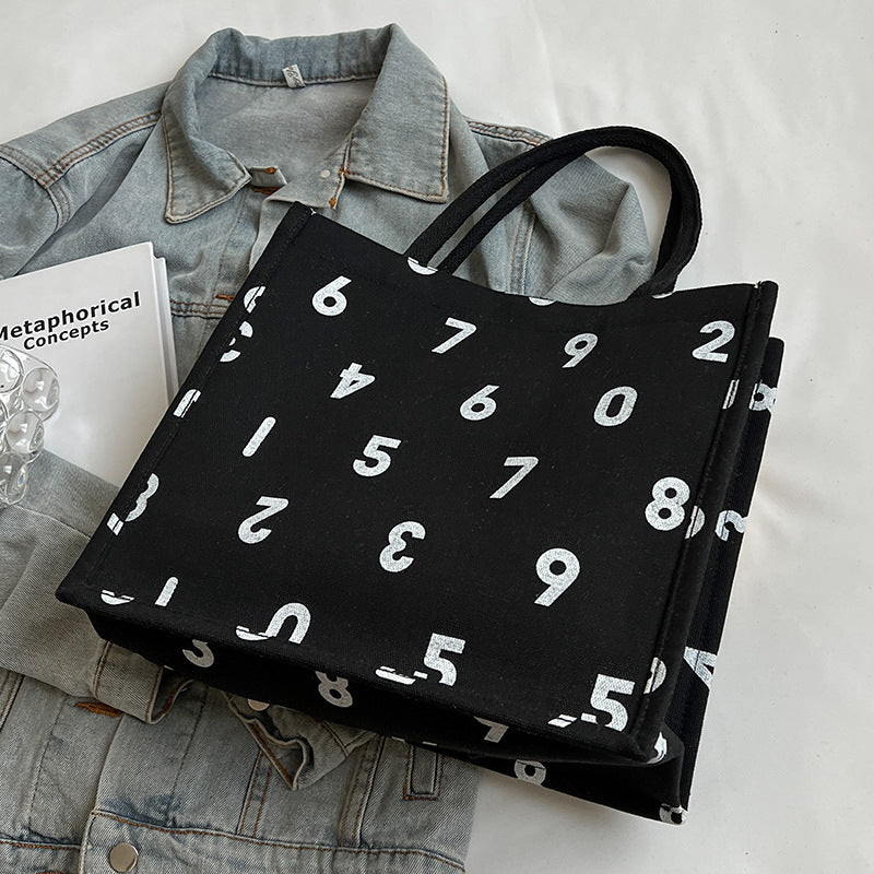 Casual Canvas Shopper Bag