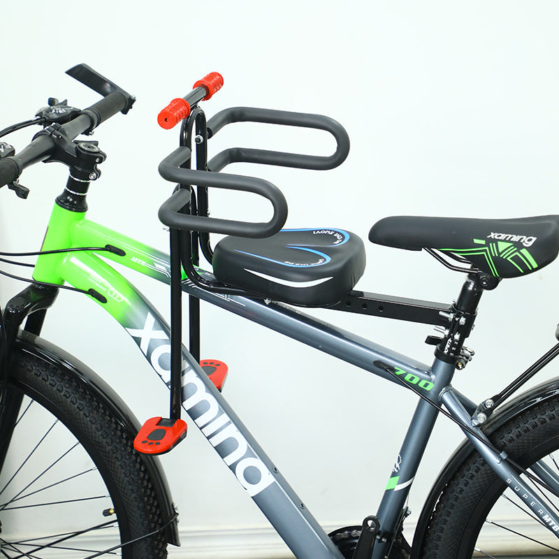 adjustable padded child bicycle passenger seat with safety armrest Kalsten
