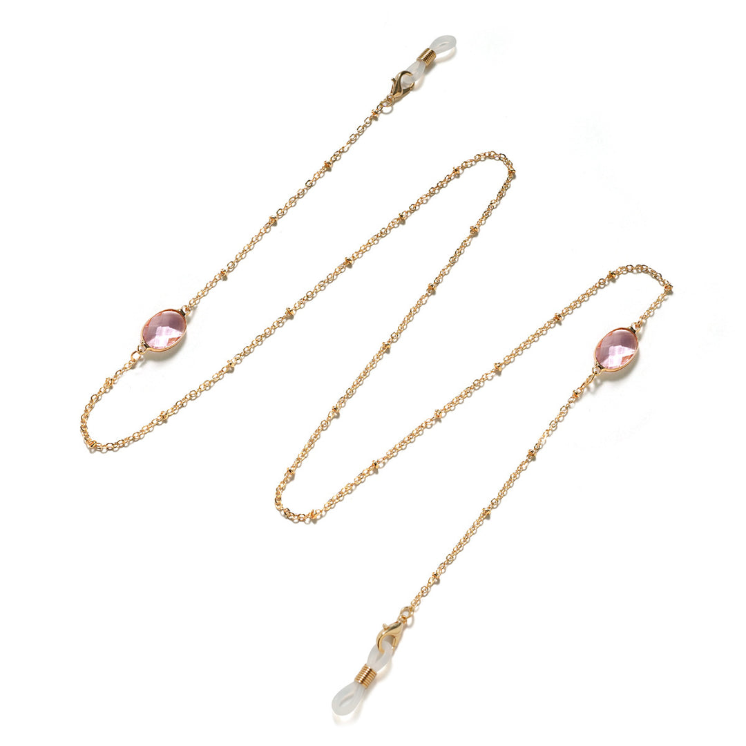 Elegant Gemstone-Embellished Eyewear Holder kalsten