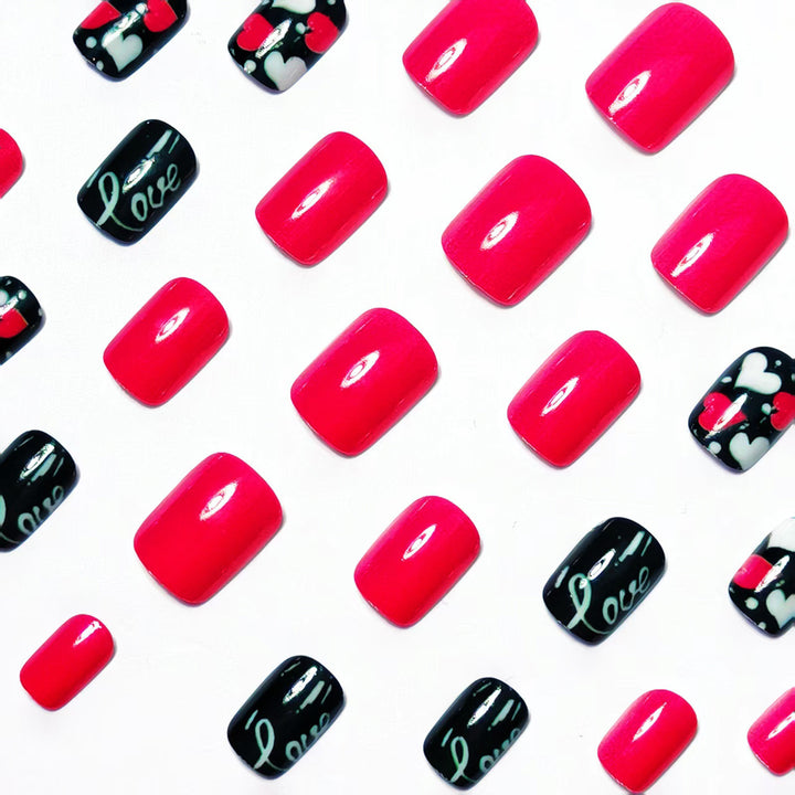 Creative Love-Themed Nail Art Kalsten
