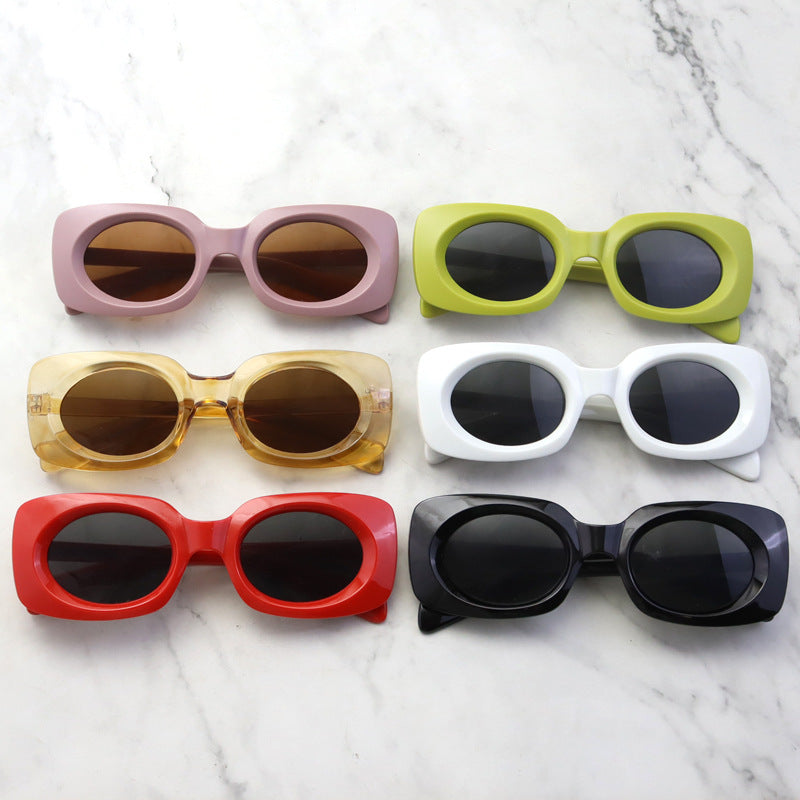 Contemporary Matte Square Sunglasses Kalsten