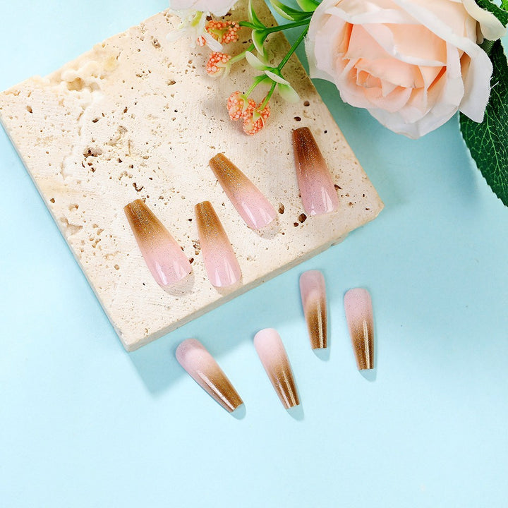 Artificial nails with elegant ombre effect Kalsten