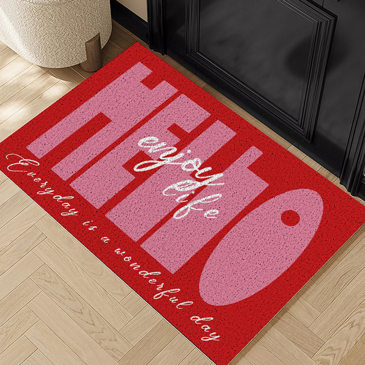 Cheerful Welcome Doormat