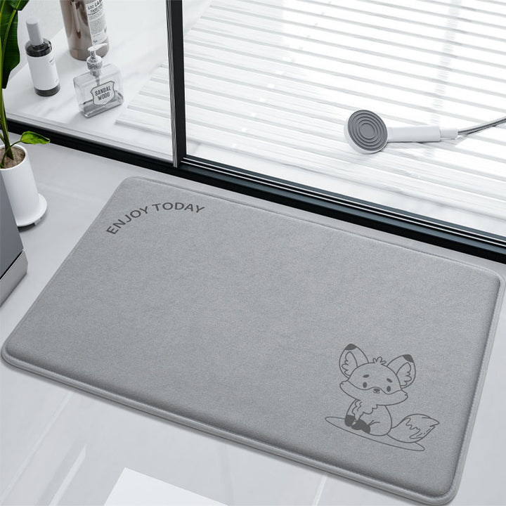 Cute Animal Design Bath Mat Kalsten