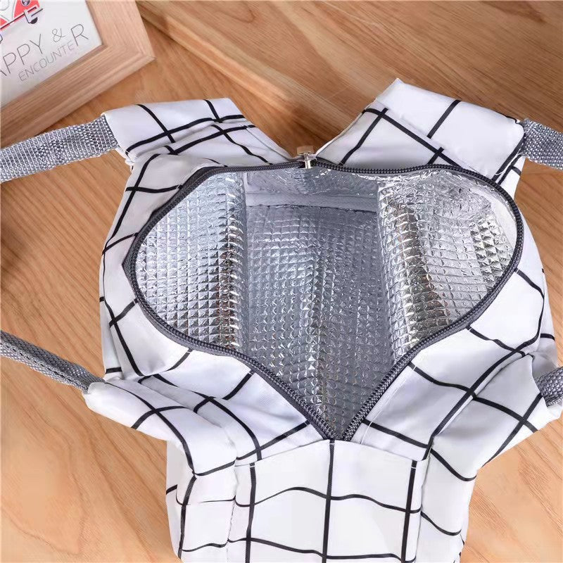 Stylish Checkered Tote Kalsten