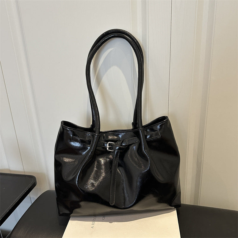 Elegant Glossy Handheld Tote Bag