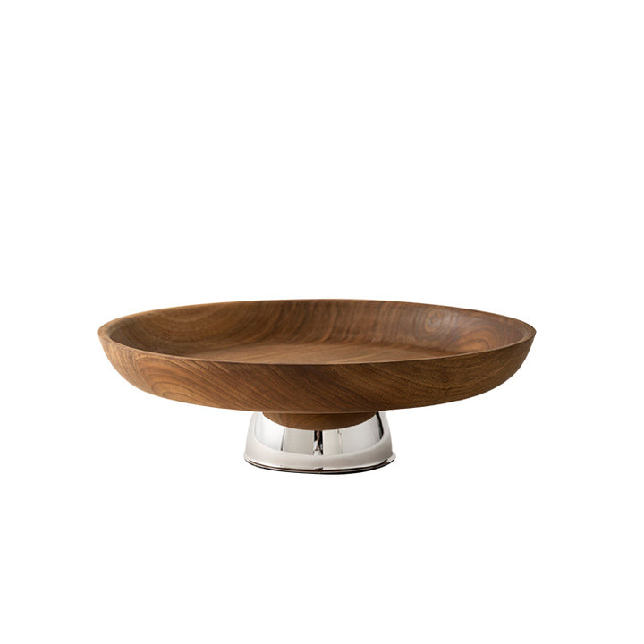 Elegant Wooden Serving Bowl