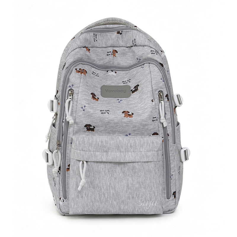 Playful Dog-Themed School Backpack Kalsten