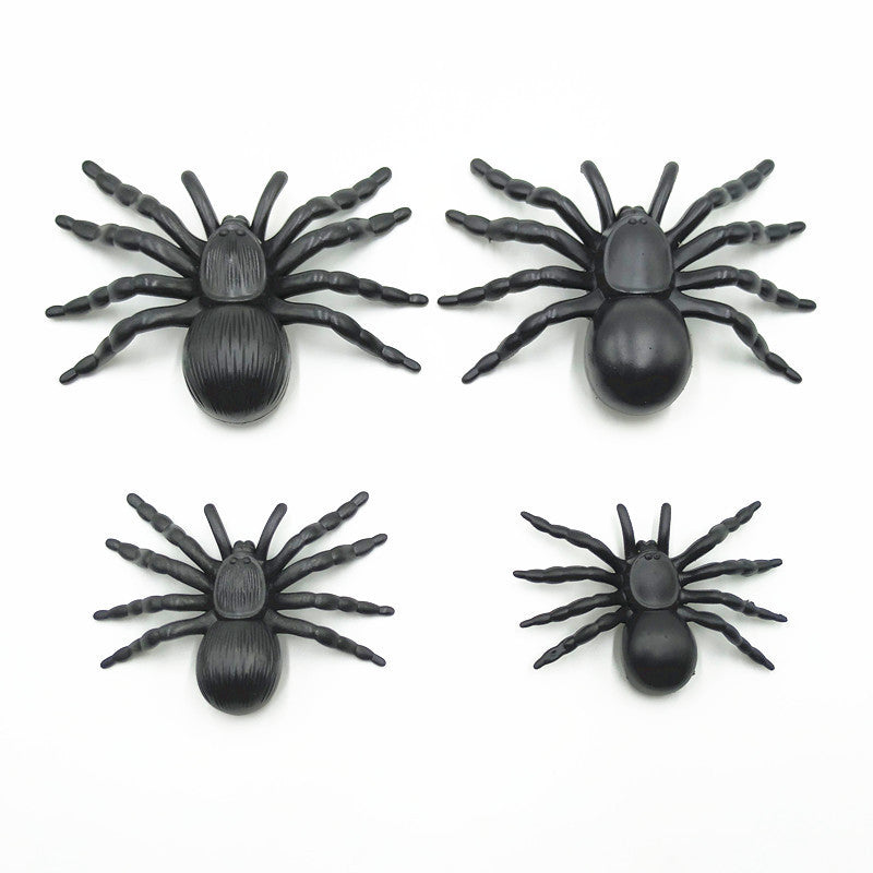 Realistic Halloween Spider Figurines Kalsten