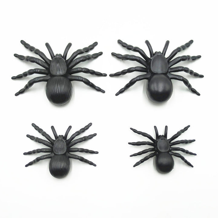 Realistic Halloween Spider Figurines Kalsten