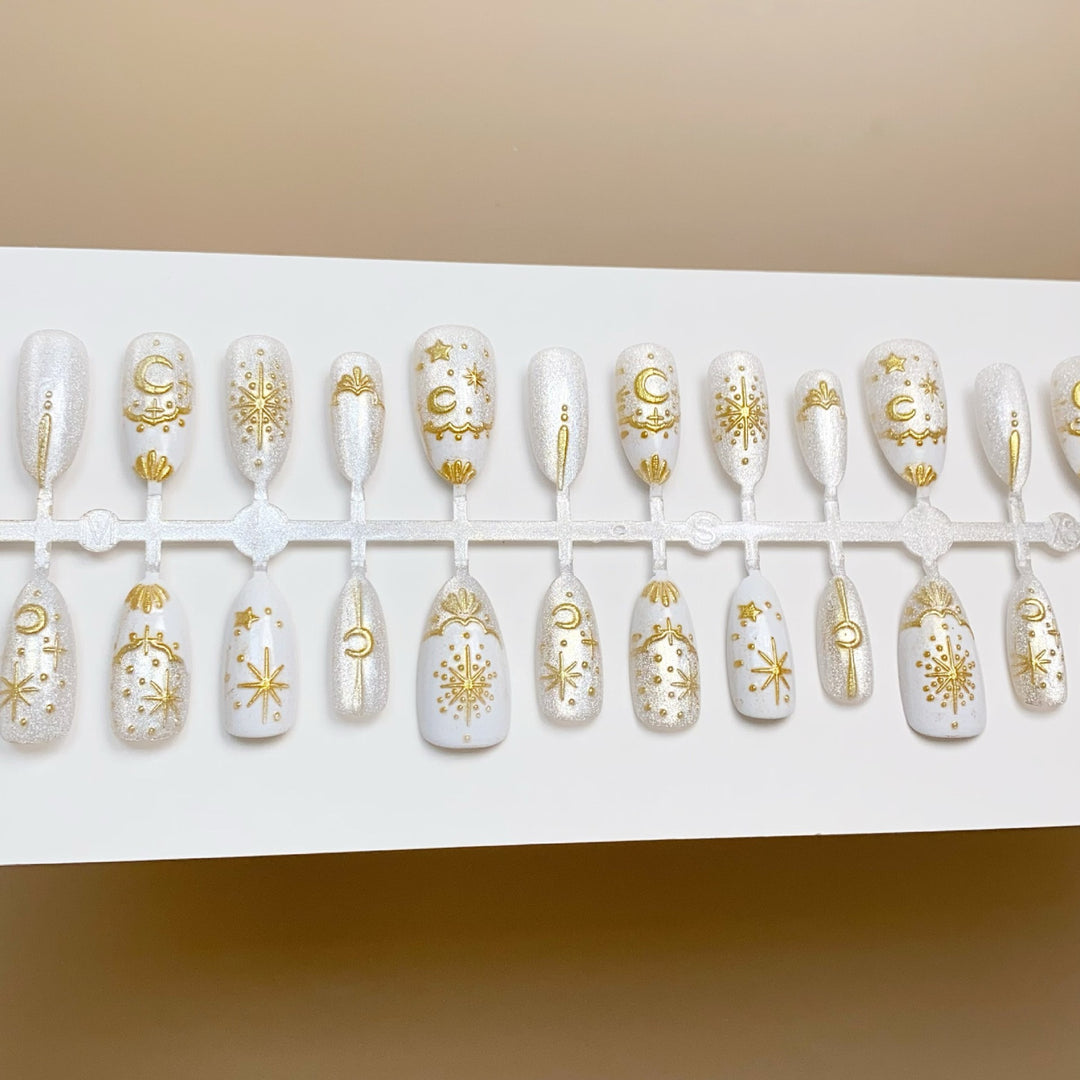 Celestial Design Press-On Nails