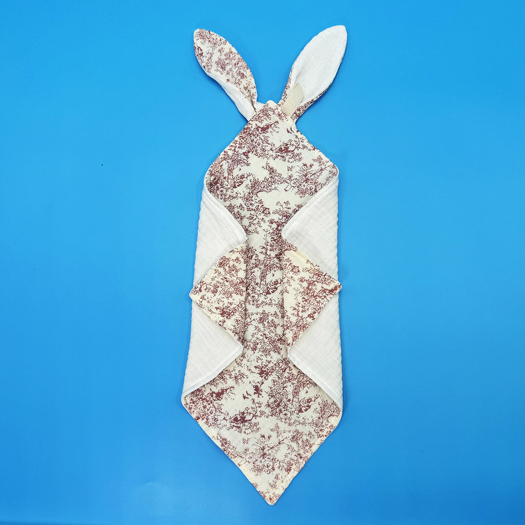 Floral Print Muslin Baby Bib kalsten