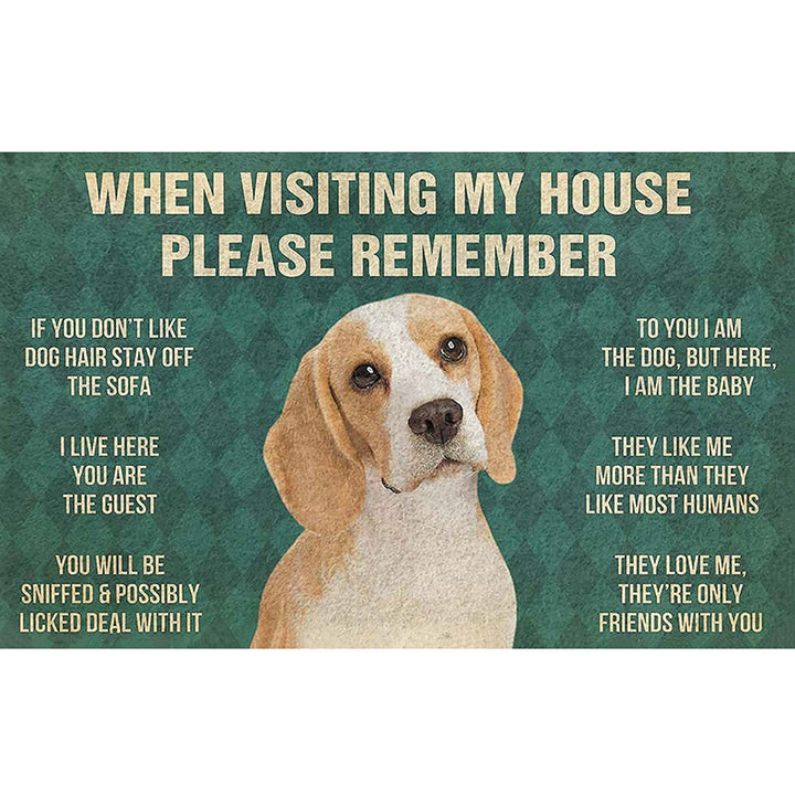 Fun Dog-Themed Door Mat Kalsten