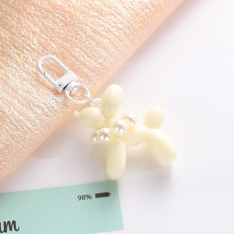 Playful keychain with balloon dog and beads Kalsten