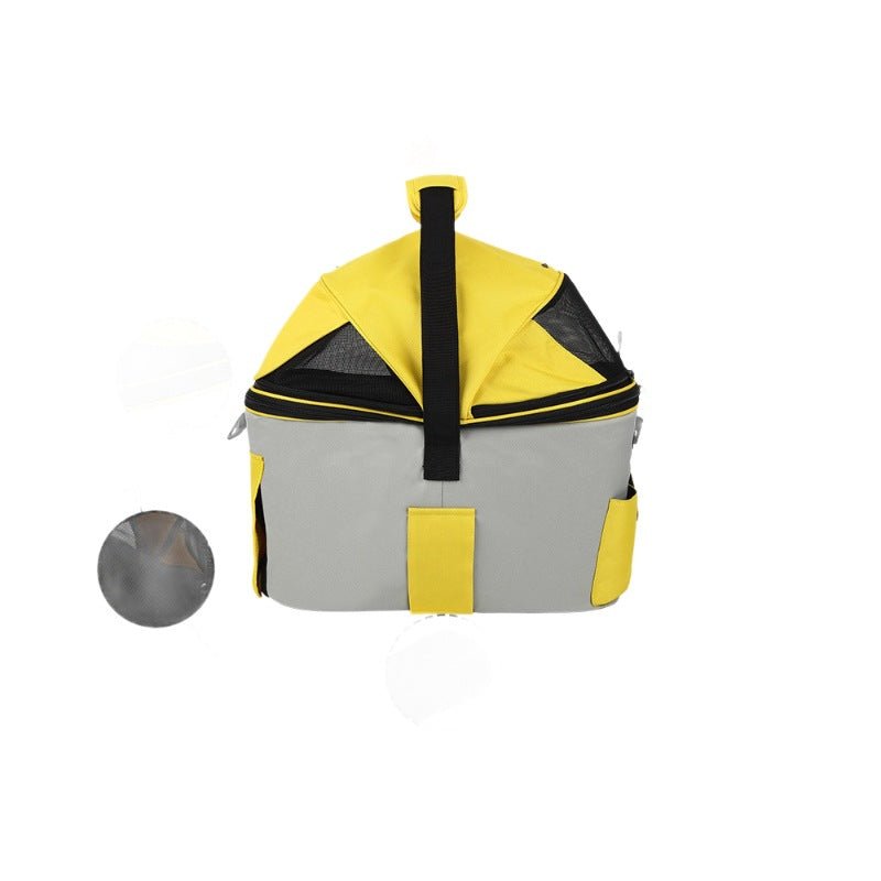 collapsible breathable pet travel carrier with reinforced metal frame and padded handle Kalsten