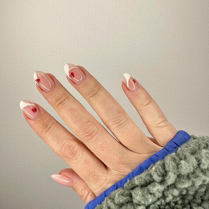 Elegant French Style Artificial Nails Kalsten