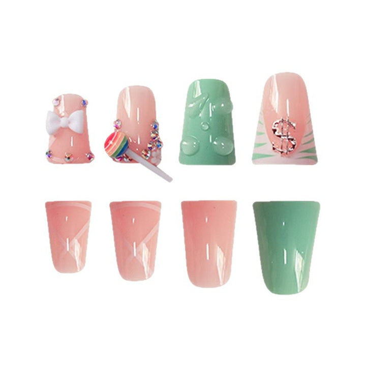 Playful Themed Press-On Nails Kalsten