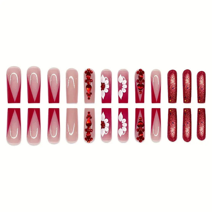 Glamorous Decorative Nail Set Kalsten