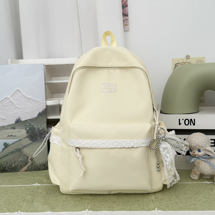 Adorable Lace-Trimmed Backpack Kalsten