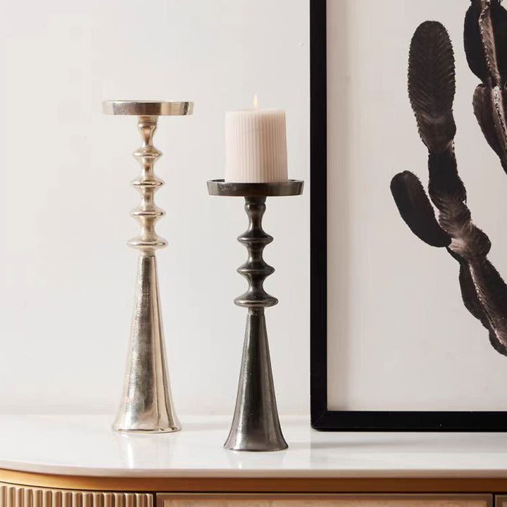 Sophisticated Metal Candle Holder