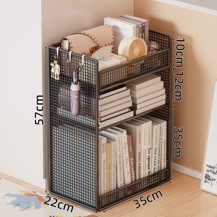 Wire Mesh Bookshelf Organizer Kalsten