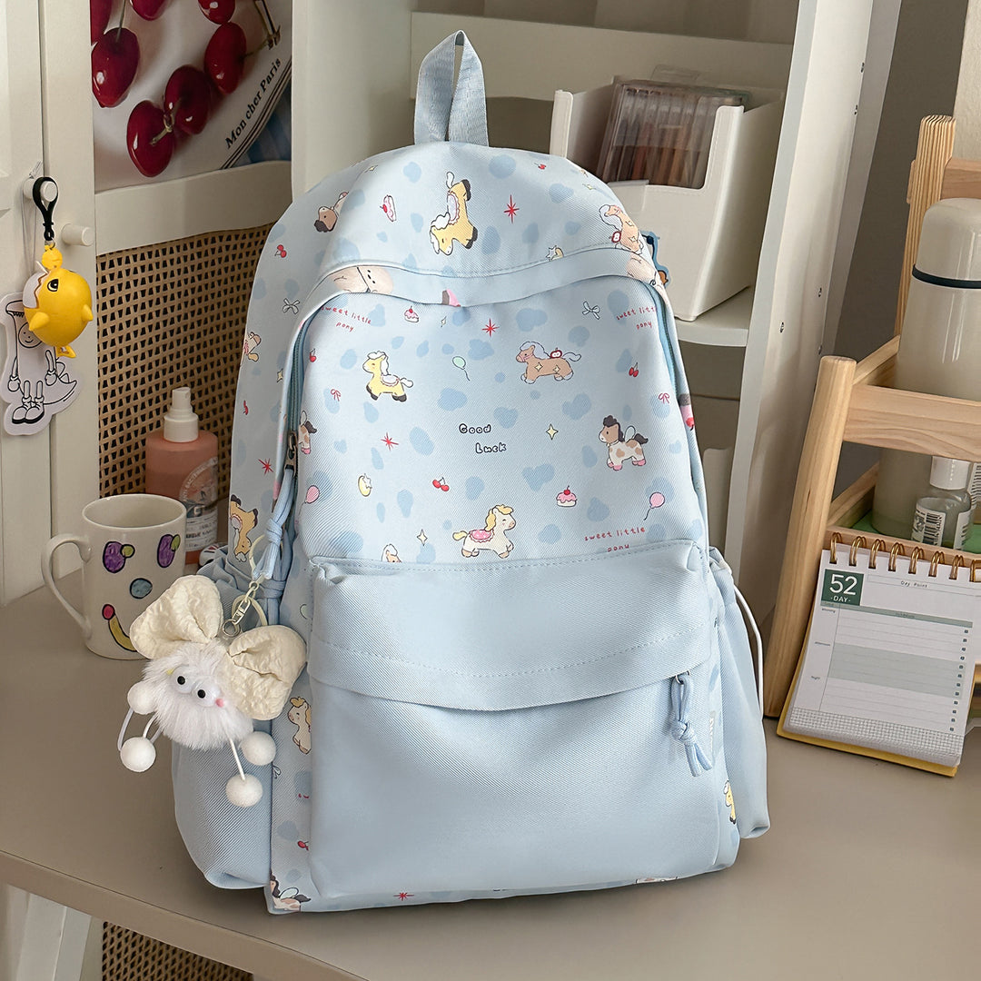 Cute Character Print Backpack Kalsten 1791205506
