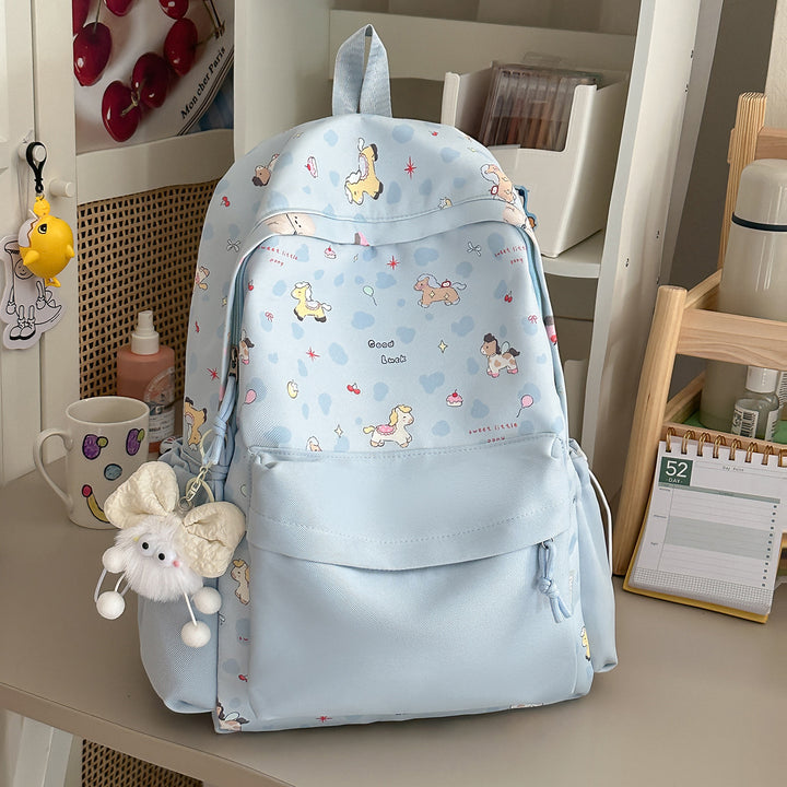 Cute Character Print Backpack Kalsten 1791205506