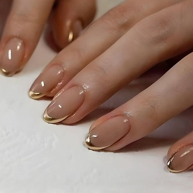 Elegant French Tip Nail Art Set Kalsten