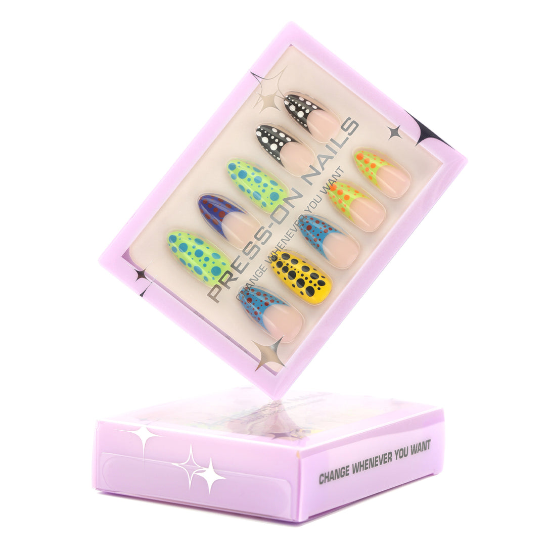 Artificial nail art with creative patterns Kalsten